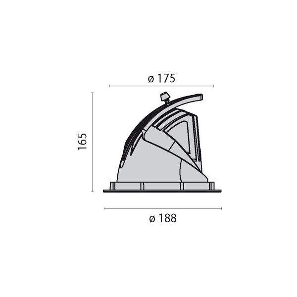 EB435 LED (188mm) 35W 840 SPOT WIT image 5