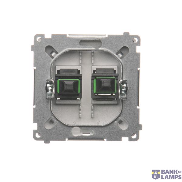 Electronic hotel switch with LED backlighting, 16A, white matt image 1