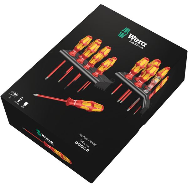 Kraftform Big Pack 100 VDE, 14-delig image 2