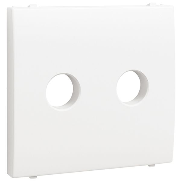 C.PLAT F/SCREW TERM LOUDSPEAKER SOCKET WHITE image 2