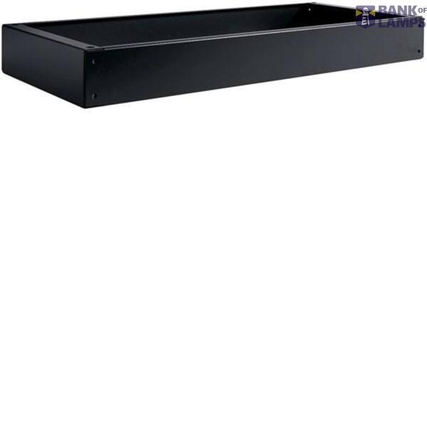 Base for modular display cabinet IP54 RAL9005 850x100x400 (WxHxD) FZ913WP image 1