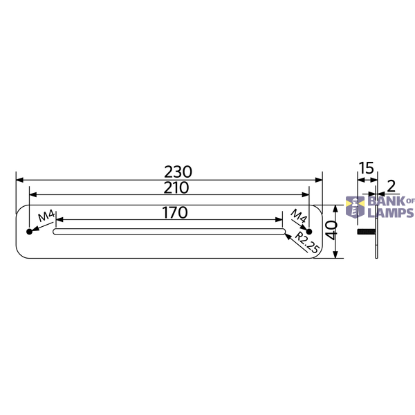 LED Apollo HC300 bracket image 3