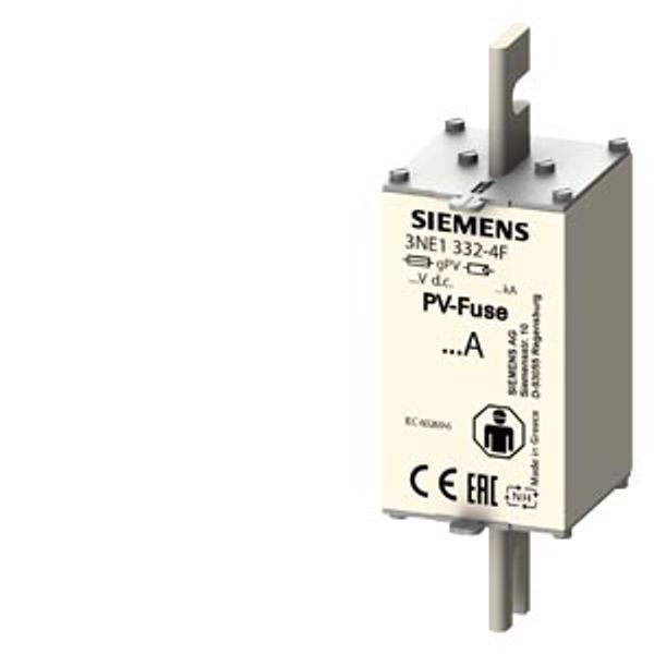 PV fuse link, with slotted blade contacts, NH2L, In: 400 A, gPV image 1