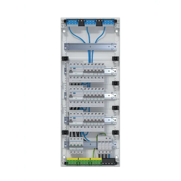 HAG VA60BV2 small voltage volta APV 5x12PLE IP30, assembled and wired, 3 RCD circuits, surge protection image 1