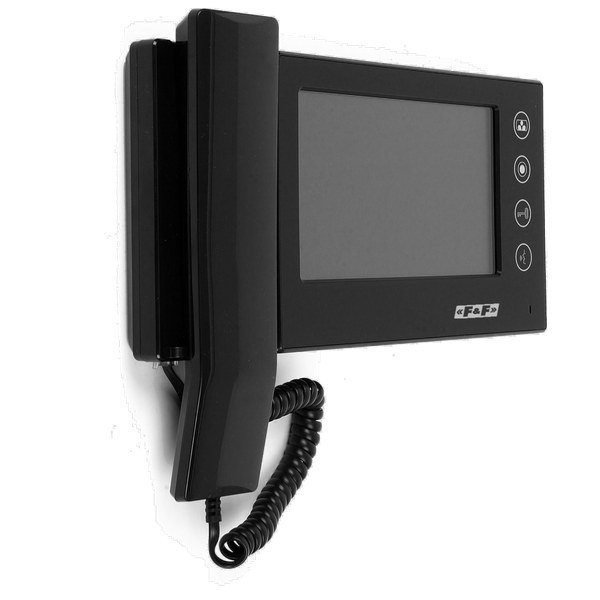 Black monitor with earphone image 2