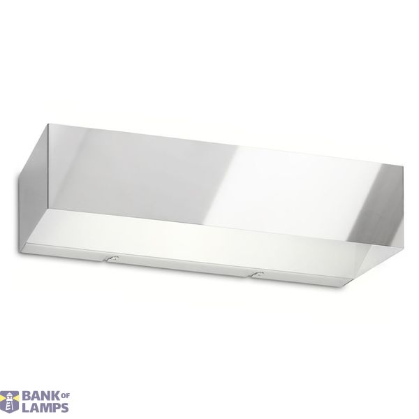 LED bathroom wall light, chrome, IP44, 1xLED/8W image 1