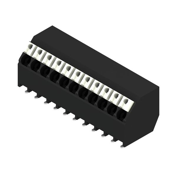 Printed circuit board terminals, 3.50 mm, Number of poles: 11, 135°, black, PUSH IN with actuator, Clamping range, max. : 1.5 mm², Tape image 2