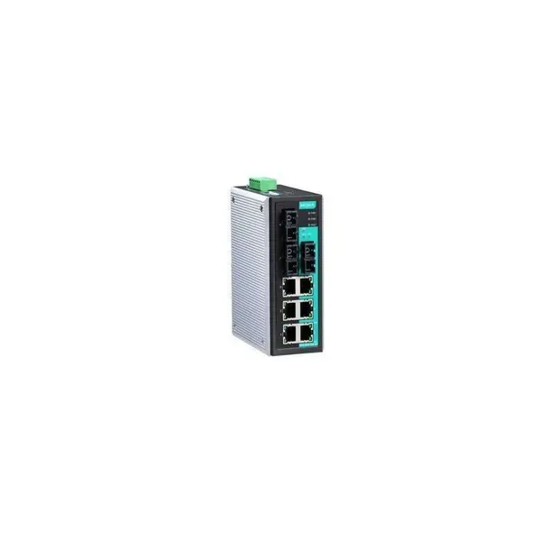 MOXA – EDS-309-3M-SC – Unmanaged Ethernet switch with 6 10100BaseT(X) ports image 1