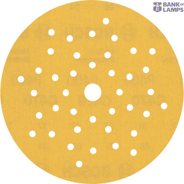 EXPERT C47 Sandpaper with multihole for Random Orbital Sanders 125 mm, G 4 5-pc image 1