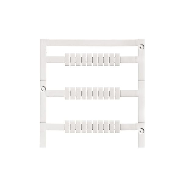MultiFit, Terminal marker, 9 x 4 mm, Pitch in mm (P): 4.00 WAGO, Legrand, white image 2