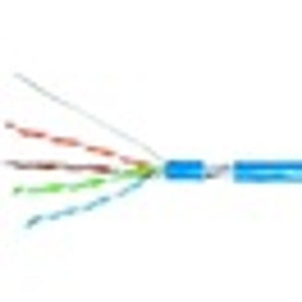 F/UTP Cable Cat.5e, 4x2xAWG24/1, PVC, Eca, blue, Box 305m (The price is shown without markup on metals. Request a quote for accurate information) image 2