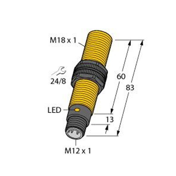 Capacitive Sensor   BC5-S18-RP4X-H1141/S250 image 1