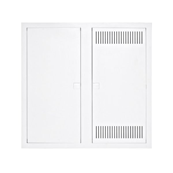 Media combi-enclosure frame and doors, horizontal 5-rows image 1