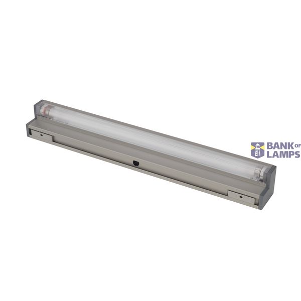 L-LINE 60 wall and ceiling light, silver-grey, T5 Energy Saver, 24W image 4
