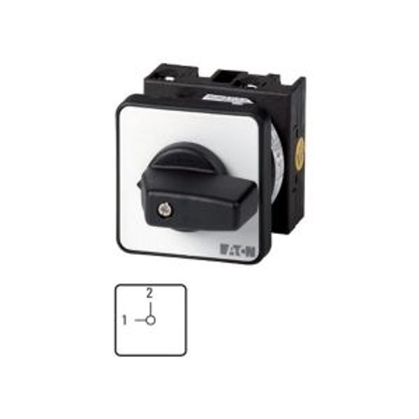 T0-1-15441/E Changeoverswitches, T0, 20 A, flush mounting, 1 contact unit(s), Contacts: 2, 90 °, maintained, Without 0 (Off) position, 1-2, Design number 15441 image 4