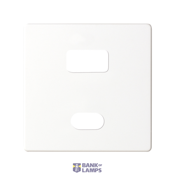 Cover for USB charger A+C type, white image 1