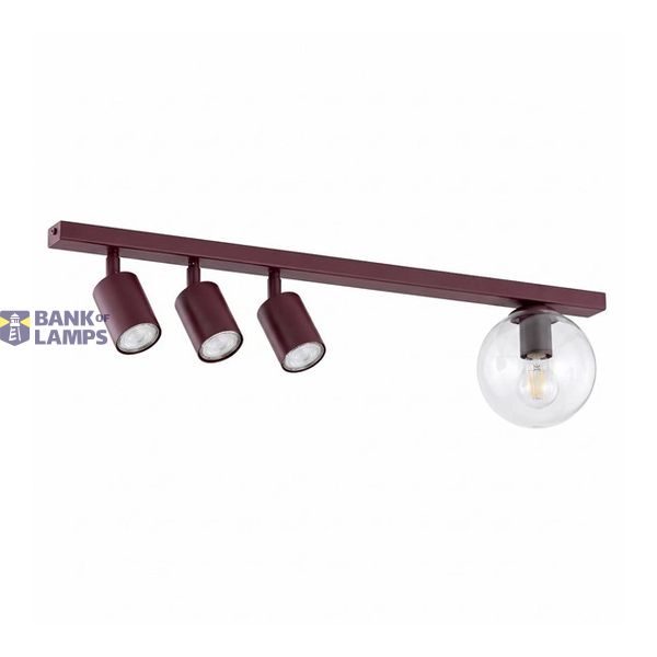 BASTER 4 BURGUNDY TRANSPARENT image 1