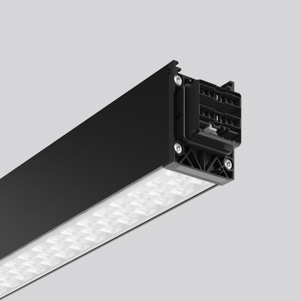 LINEDO, 84 W, 12300 lm, 830, black, on/off Continuous line luminaire,  image 2