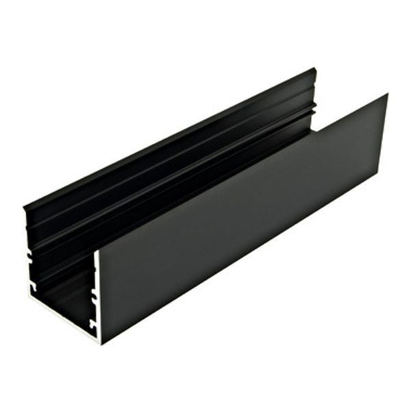 Aluminium profile CLR L-2000mm W-35mm H-35mm black image 1