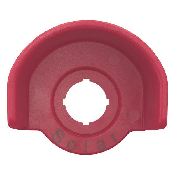 Guard-ring, red, with SOLAR laser inscribed image 10