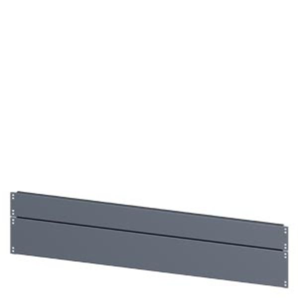 SIVACON, base, EMC, IP40, D: 400 mm, W: 1200 mm, zinc-plated image 1