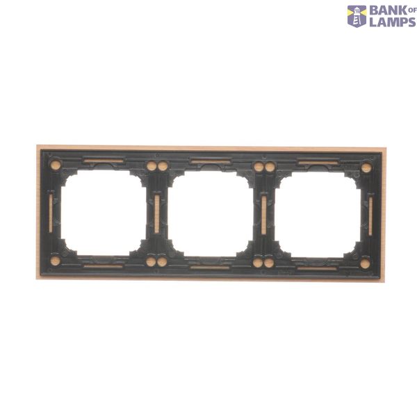 Two-way switch with LED illumination, 10AX, champagne matt image 1
