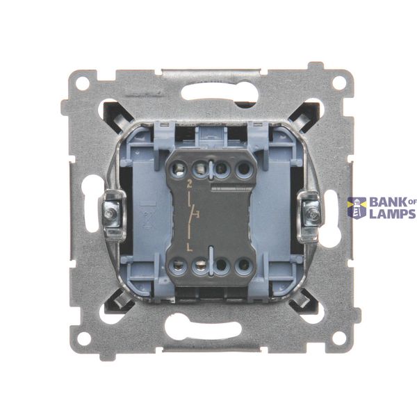 Surface-mounted box - an element extending a single box folded to multiple frames, anthracite, metalic image 1