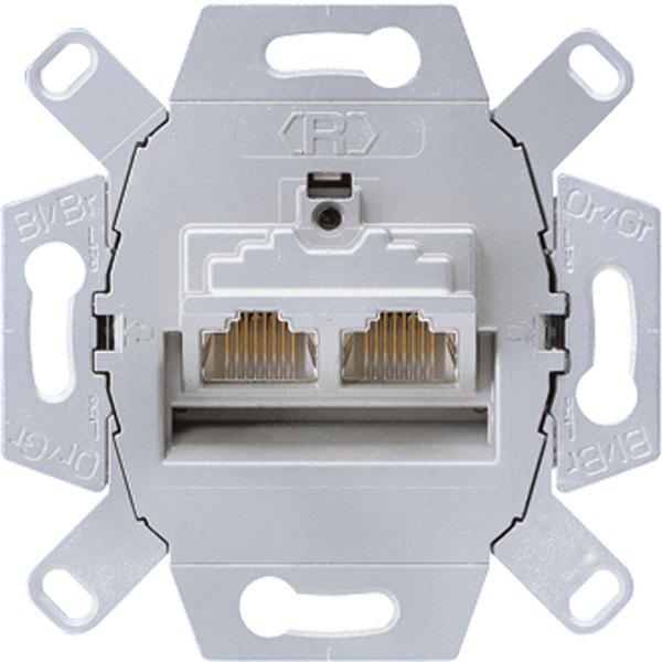Cat. 6 / Class E data outlet for 2 terminals (separate) image 2