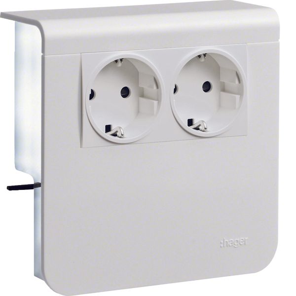 acc.box SL20080 2 x gang purewhite image 1