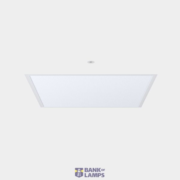 Downlight Ecofit Plus 60 x 60 Emergency 31.2W LED warm-white 3000K CRI 80 98.1º ON-OFF White IP40 3697lm image 1