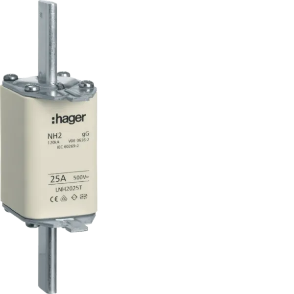 NH Fuse Insert 25A GG,500VAC LNH2025T image 1