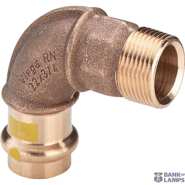Reducing elbow PROFIPRESS G 90˚ 18x3/4" female image 1