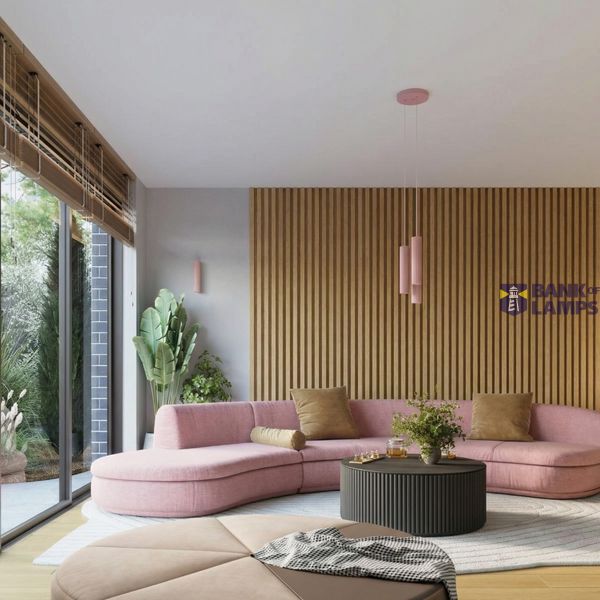 Pendant lamp KARBON 1 pink image 12