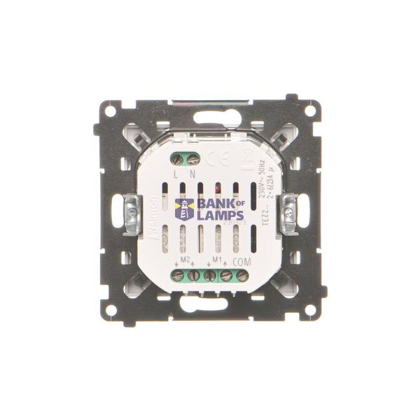 Double loudspeaker socket, (module), Simon 24, IP20, graphite mat image 1
