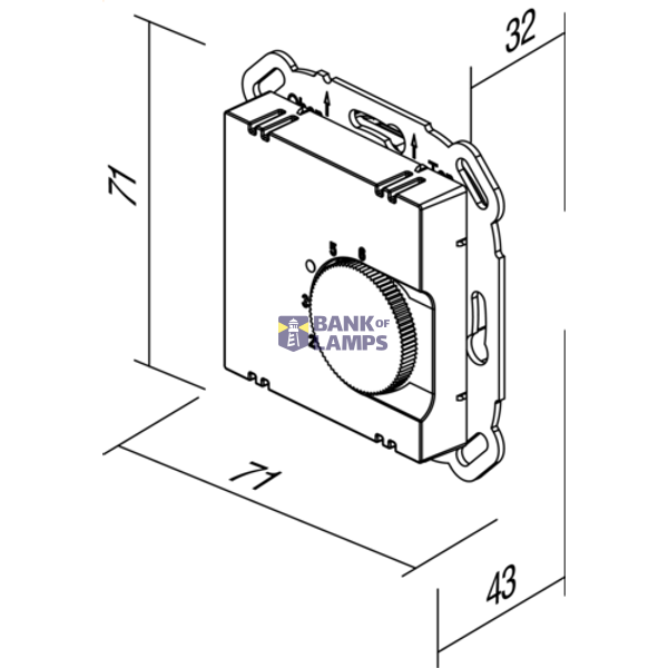 THERMOSTAT HEATING 10A 230V~ PW XO 4438509 image 4