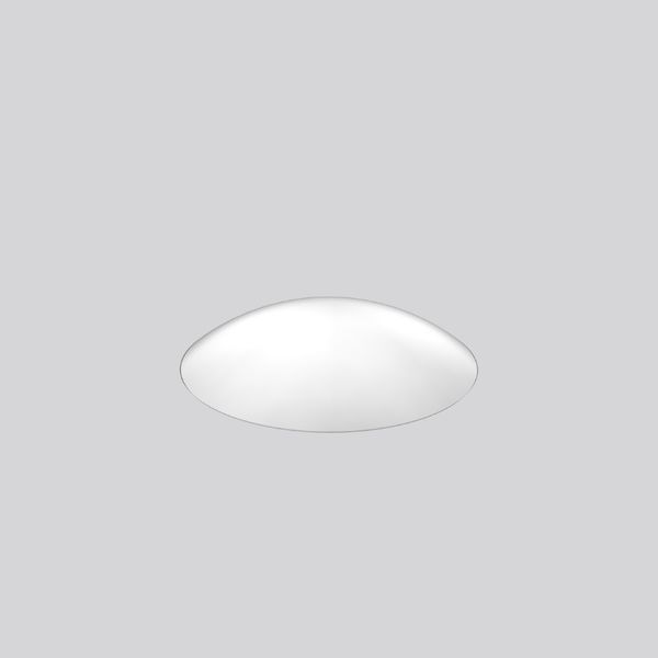 Replacement glass, moulded glass D 300 H 60 colour: white image 1