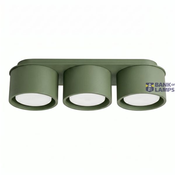Ceiling lamp MODO 3 olive green Gx53 image 6