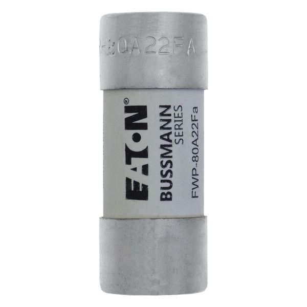 Fuse-link, high speed, 80 A, AC 700 V, 22 x 58 mm, aR, UL image 12
