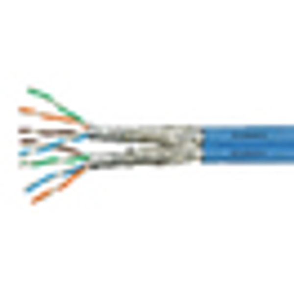 S/FTP Cable Cat.7, 2x(4x2xAWG23/1), 1000Mhz, LS0H, 30%, B2ca (The price is shown without markup on metals. Request a quote for accurate information) image 2