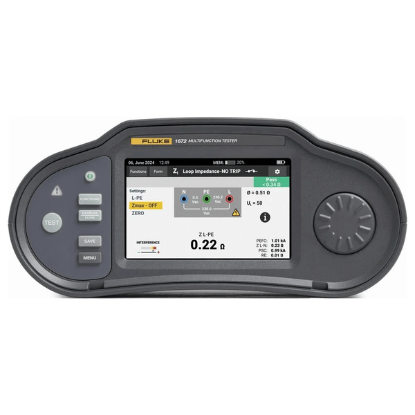 FLUKE 1672 SCH Fluke 1672 SCH  Multifunction Installation Tester image 2