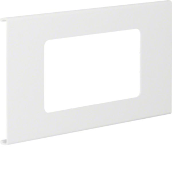 Pre-cut lid 2gang FB 60130 traffic white image 1