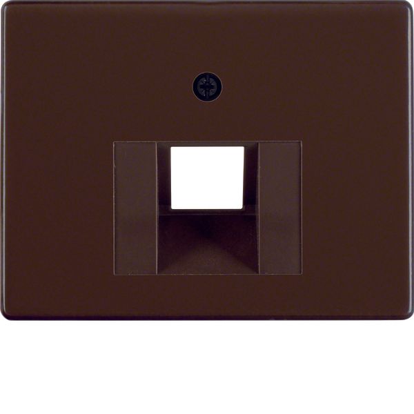 Centre plate for FCC soc. out., arsys, brown glossy image 1