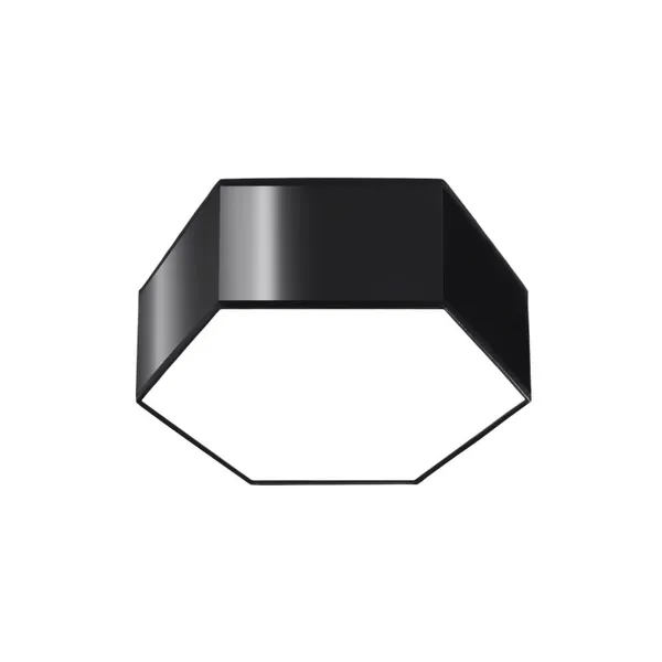 CEILING LAMP SUNDE 11 BLACK E27 2X60W IP20 image 1