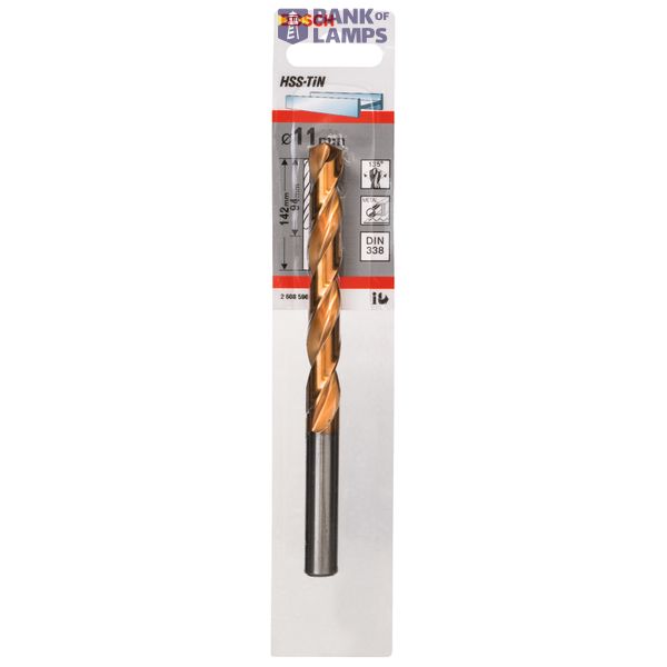 Metal drill bits HSS-TiN, DIN 338 11 x 94 x 142 mm 1 pcs. image 2