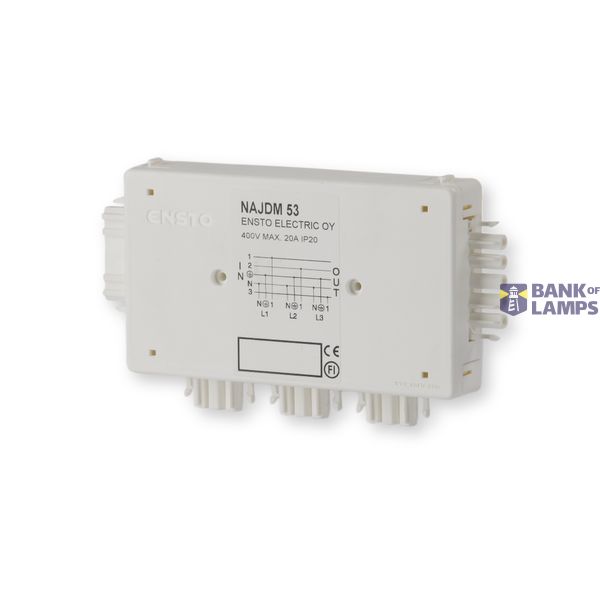Distribution box 5 pole, 3x3 outlets image 1