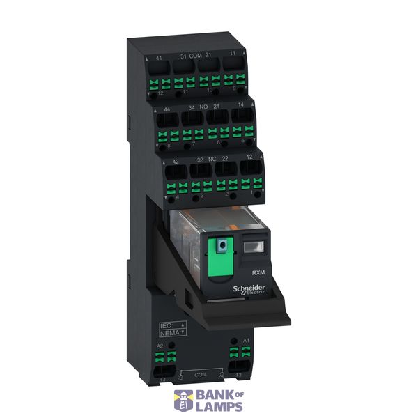 Harmony RXM Relay module,4C/O 6A 24VDC image 2