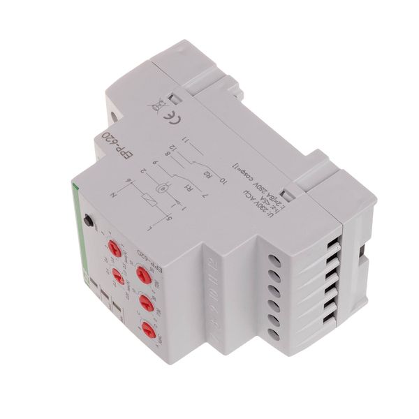 Four-function current relay, contacts: 2x2P, Imax=16A, rail mounting, 3 modules image 3