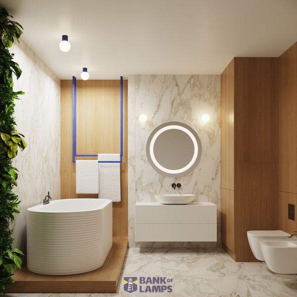 Ceiling lamp HALO ultramarine IP44 image 6