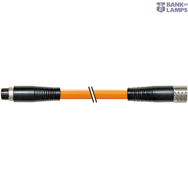 MQ15-X-Power male 0°/ fem. 0° shielded PUR 4x2,5+2x1,5 or 7m image 1
