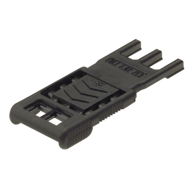 PCB plug-in connector, Accessories, Strain relief, black, Number of poles: 3 image 1